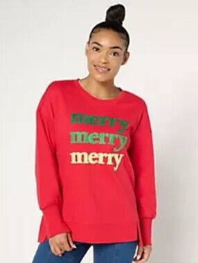 Jingle Belles by Kim Gravel Merry Sweatshirt